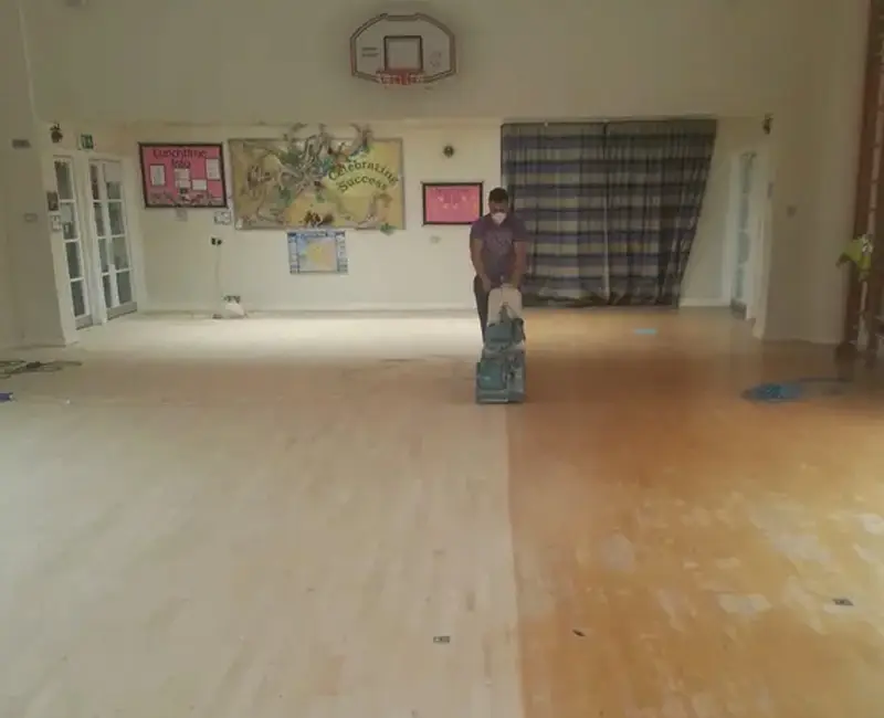 School Floor Sanding in London